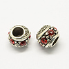 Alloy Rhinestone European Beads MPDL-R036-08A-1