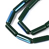 Electroplate Opaque Glass Beads Strands EGLA-Q132-02A-F03-3