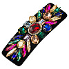 Cloth & Alloy & Glass Rhinestone Snap Hair Clips PW-WG79D0C-04-1