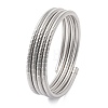 304 Stainless Steel Spring Multi-strand Bangles for Women BJEW-Z086-01P-02-4