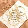 Ion Plating(IP) 7Pcs Fashion 304 Stainless Steel Plain Bangles BJEW-L664-022B-G01-6