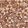160Pcs 16 Styles Opaque Acrylic Beads SACR-SC0001-63-7