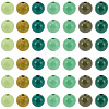 210Pcs 7 Colors Spray Painted Wood European Beads WOOD-SP0002-01-1