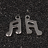 Musical Note 304 Stainless Steel Charms X-STAS-M249-03-1