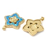 Rack Plating Brass Micro Pave Cubic Zirconia Pendants KK-P268-11C-G-3