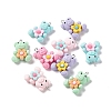 Opaque Resin Pendants X-RESI-G046-03P-1