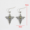 Alloy & Rhinestone Dangle Earrings FS-WG9C296-01-5