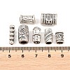 Tibetan Style Alloy Tube Beads FIND-C093-01AS-3