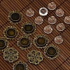 12mm Clear Domed Glass Cabochon Cover for Flower DIY Photo Brass Cabochon Making DIY-X0113-AB-NF-1