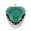 Transparent Glass Pendants KK-N283-01E-G-1
