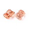 Baking Paint Transparent Glass Beads DGLA-N018-02H-3