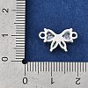 Brass Clear Cubic Zirconia Connector Charms KK-I719-03S-3