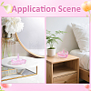 Heart-Shaped Glass Ring Holder AJEW-WH0643-265B-5