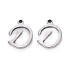 Tarnish Resistant 201 Stainless Steel Charms STAS-R105-D-1