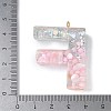 Resin Pendants RESI-B029-01P-F-3