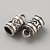 Tibetan Style Alloy End Caps FIND-CJC0018-39A-AS-2