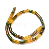 Dyed Natural Agate Beads Strands G-G203-01C-3