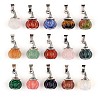 Natural & Synthetic Mixed Stone Pendants G-N345-08-1