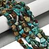 Natural HuBei Turquoise Beads Strands X-G-P497-01E-19-2