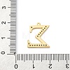 Rack Plating Brass Micro Pave Cubic Zirconia Pendant KK-H449-76G-21-3