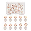 20Pcs 2 Styles Silicone Ear Nuts FIND-TA0001-47C-1