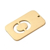 304 Stainless Steel Pendants STAS-D200-01O-G-2