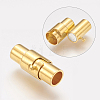 Brass Locking Tube Magnetic Clasps LS-MC078-G-2