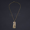 201 Stainless Steel Pendant Necklaces NJEW-S105-JN613-45-2-2