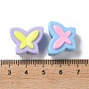 Two Tone Opaque Acrylic Beads SACR-I005-06A-3