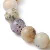 Natural Opal Round Beaded Stretch Bracelets BJEW-TA00474-3