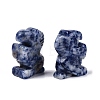 Natural Blue Spot Jasper Horse Figurine DJEW-N005-01I-2