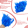 Feather Bracelets Wrist Band AJEW-WH0591-443A-3