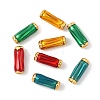 Brass Enamel Beads KK-K364-19G-1