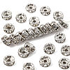 Brass Rhinestone Spacer Beads RB-A014-Z5mm-01P-1