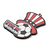 American Football Themed Printed Wooden Pendants WOOD-B012-02B-2