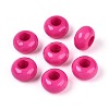 Valentine's Day Opaque Acrylic European Beads SACR-N019-03M2-5