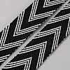 Ethnic Style Polyester Jacquard Arrow Ribbon OCOR-WH0078-192B-1