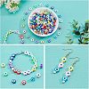 SUPERFINDINGS 320Pcs 8 Colors  Handmade Polymer Clay Beads CLAY-FH0001-17-4