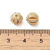 Rack Plating Brass Pave Cubic Zirconia Beads KK-D100-10G-02-3