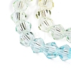 Baking Painted Glass Bead Strands DGLA-A039-T4mm-A012-3