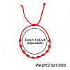 Adjustable Polyester Woven Knot Cord Bracelets DX7383-4