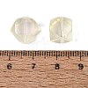 Electroplate Transparent Glass Beads EGLA-Q140-01-A08-3