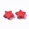 Opaque Acrylic Beads LS-SACR-WH0002-07J-2