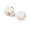 Opaque Spray Painted Glass Beads X1-GLAA-G118-01J-2