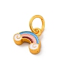 Alloy Enamel Charms ENAM-E362-12B-2
