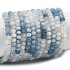 Natural Devil Blue Aquamarine Beads Strands G-NH0073-A01-2