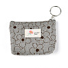 Flower Pattern Corduroy Wallets AJEW-N003-24-2