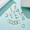 2 Sets 2 Style Alloy Finger Rings Sets RJEW-UN0003-03G-4