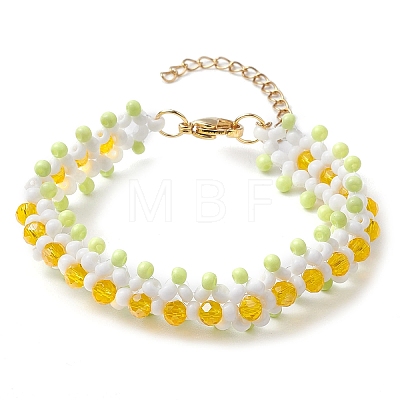 Glass Seed Beads Bracelets for Women BJEW-MZ00139-02-1