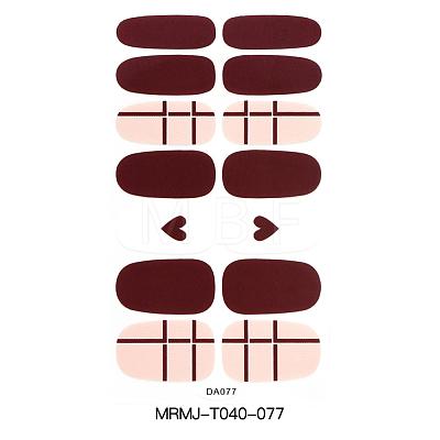 Full Cover Nail Art Stickers MRMJ-T040-077-1